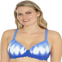 No Boundaries Junior's All Over Floral Lace Push Up Bra, Sizes 32B-40DD