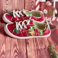 Anuirheih Božićne cipele s cipelama na cipelama čipke UP Comfort udoban za hodanje tenisice klizanje na cipelama