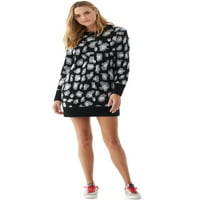 Scoop ženska Džemperska haljina sa Leopardovim printom