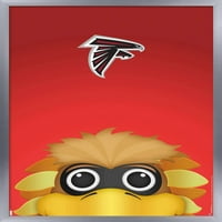 Atlanta Falcons - S. Preston Maskota Freddie Zidni poster, 14.725 22.375