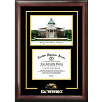 Southern Mississippi 8.5 11 Spirit Graduate Diploma Frame