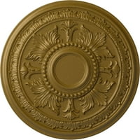 5 8 od 1 2 P Tellson plafonski medaljon, ručno oslikano zlato