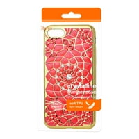 IPhone Case Iphone Meka TPU Futrola Sa Blistavim Dijamantskim Suncokretovim Dizajnom U Crvenoj Boji