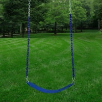 Swing-N-Slide plavo sedište za ljuljanje sa plavim vinil presvučenim lancima