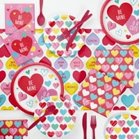 Šarena srca Deluxe komplet potrepština za zabave za Dan zaljubljenih