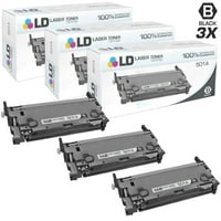 LD prerađene zamjene za q6470a 3pk crne toner kasete za laserjet u boji cp3505dn, cp3505n, cp3505x, 3600,