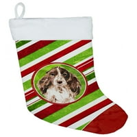Božićni snježni pahulji čokolada parti koker španijel božićne čarape