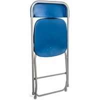 Stolica-Nosorog Plastike Folding-Siva Plava Sjedište