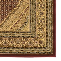 Linon Home DÃ © Cor Perzijski blaga kolekcija tepiha, crvena i vrhnje, 9 '12 '