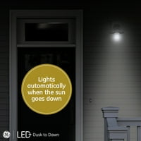 LED + sumrak za zoru žarulja, vanjsko sigurnosno svjetlo, meka bijela, Watt zamjena, srednje baza, nije potrebno
