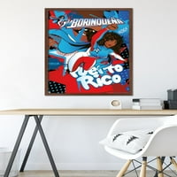 La borinqueña - Portoriko zidni poster, 22.375 34 uramljeno