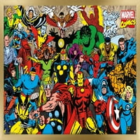 Marvel Comics - Retro lineip zidni poster, 14.725 22.375