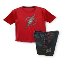 Flash Boys grafički Set majica i šorc, veličine 4-12