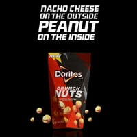 Doritos Crunch Nuts, nacho sir, 3oz