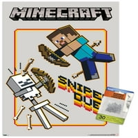 Minecraft-Sniper Duel Zidni Poster, 14.725 22.375