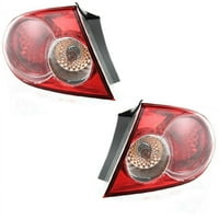 Za 03- Mazda Taillight Taillamp stražnji vanjski kočnica lampica W sijalica