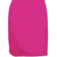 Ženske haljine bez rukava od ispisanih rukava Mini mini duboki V-izrez ljetna haljina vruća ružičasta l