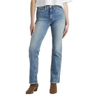 Silver Jeans Co. Ženske starinske traperice za čizme s visokim usponom, veličine struka 24-36
