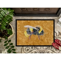 Carolines blaga 8850jmat pčela na zlatnom zatvorenom ili vanjskom prostirku 24x36, 36 L 24 W, višebojna