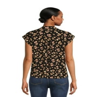 No Bounties Juniors ' Button Front Shirt with Bralette