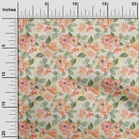 Onuone baršunaste breskve tkanine ružičaste pupoljke cvjetni obrtni projekti Dekor tkanina štampan dvorište