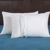 Puredown bijeli jastuk pamuk, standardna matica, Set od 2 komada