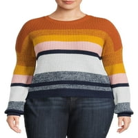 Trendovi punog kruga ženski pulover džemper veličine Ballon rukava