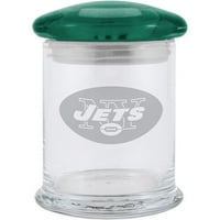 12oz NFL New York Jets Glass candy Jar