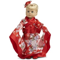 Crveni Kimono 18 Kostim Lutke