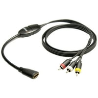 iSimple IsHD Medialin HDMI za kompozitni RCA A V kabl, 4ft