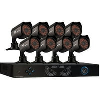 Night Owl PRO - 8-kanalni DVR sistem sa 500GB, HDMI izlazom, kamerama visoke rezolucije, snimanjem od 960H