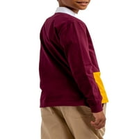 S. Polo Assn. Ragbi Košulja Za Dječake Dugih Rukava U Boji, Veličine 4-18