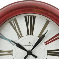 FirsTime & Co.® Red Relic zidni sat, tradicionalni, analogni, u