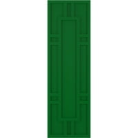 Ekena Millwork 12 W 66 H True Fit PVC Hastings FIKSIJSKI KAPERI, VIRIDIAN GREEN
