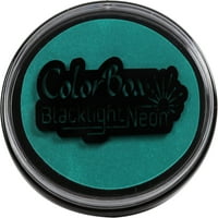 ColorBo Crna Svijetla Neonska Ovalna Podloga S Tintom-Žad