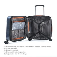 iFLY Pinnacle Collection Hardside Carry-On Spinner, 20