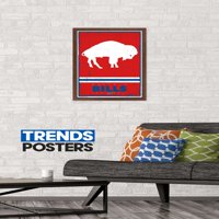 Buffalo računi - Retro logotip zidni poster, 14.725 22.375