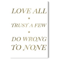 Wynwood Studio tipografija i citati Zidno umjetnosti platno Ispisuje Ljubav sve zlatne inspirativne citate
