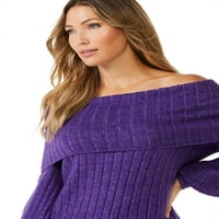 Sofia farmerke od Sofia Vergara ženski udoban džemper bez ramena