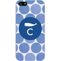 Critter kolekcija iPhone futrola, tačke, Plavi kit