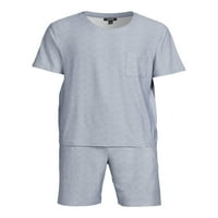 Muški kratki rukav Top & Shorts Setovi odjeće za spavanje, veličine S-2XL, muške pidžame