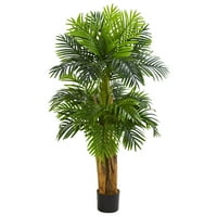 Skoro prirodna 5 'Trostruka areca palmino umjetno stablo